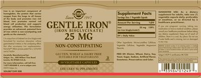 Gentle Iron 25 mg
