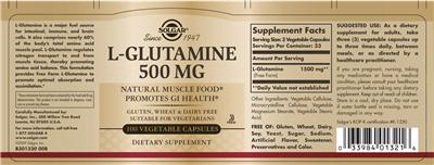L-Glutamine 500 mg