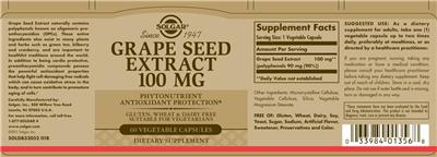 Grape Seed Extract 100 mg