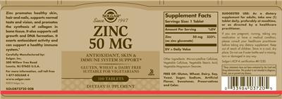 Zinc 50 mg