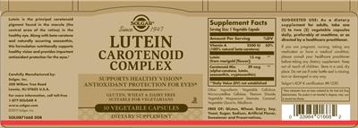 Lutein Carotenoid Complex