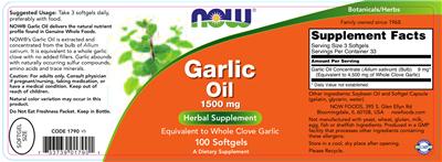 Garlic Oil 1500 mg