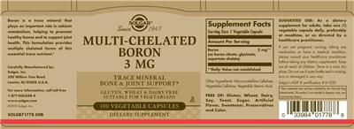 Multi-Chelated Boron 3 mg