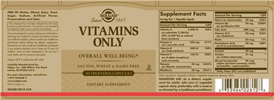 Vitamins Only