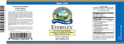 Photo of the Nature's Sunshine Everflex label