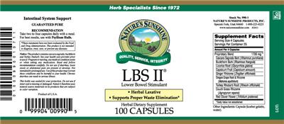 Product label for LBS II