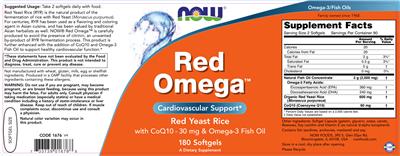 Photo of the NOW Red Omega label