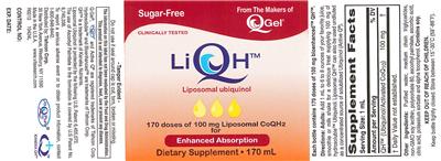 Photo of the Tishcon Corp. LiQH label