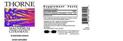 Magnesium Citramate