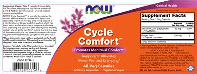 Photo of the NOW Cycle Comfort label