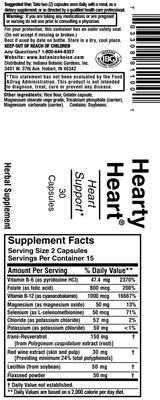 Photo of the Indiana Botanic Gardens Hearty Heart label