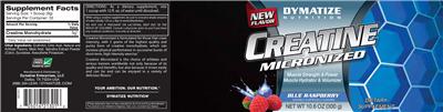 Creatine Micronized Blue Raspberry
