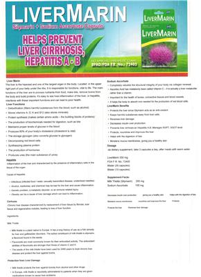 Photo of the ATC Healthcare Corp LiverMarin label