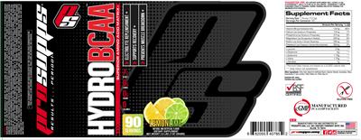 Photo of the PS ProSupps HydroBCAA LemonLime label