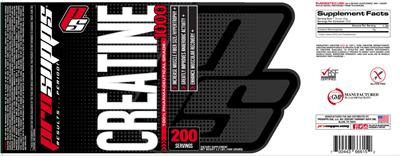 Photo of the PS ProSupps Creatine 1000 label