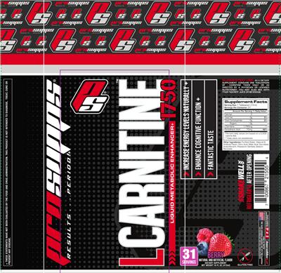 Photo of the PS ProSupps LCarnitine 1750 Berry label