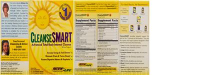 Photo of the Renew Life CleanseSmart 2 Evening Formula label