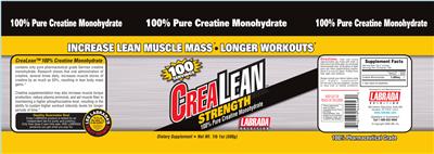 Photo of the Labrada Nutrition Crealean Strength label