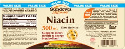 Niacin 500 mg