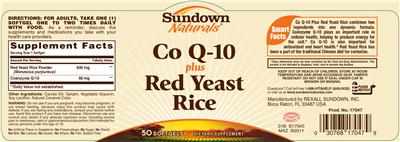 Co Q-10 Plus Red Yeast Rice