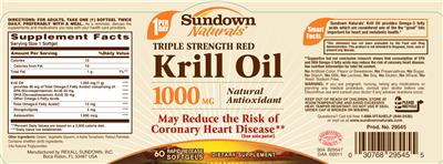 Triple Strength Red Krill Oil 1000 mg