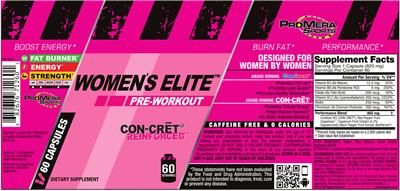 Photo of the ProMera Sports Women's Elilte label