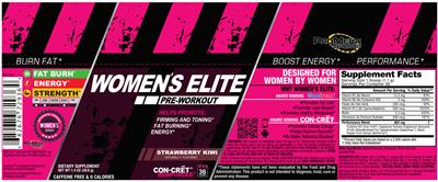 Photo of the ProMera Sports Women's Elilte Strawberry Kiwi label