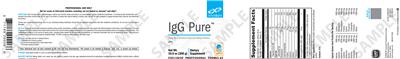 Photo of the XYMOGEN IgG Pure label