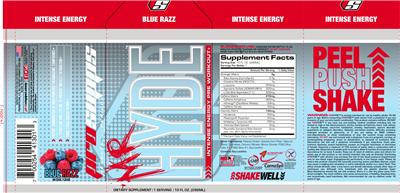 Photo of the PS ProSupps Mr Hyde Intense Energy Pre Workout Blue Razz label