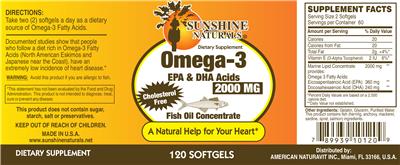 Omega-3 EPA & DHA Acids 2000 mg