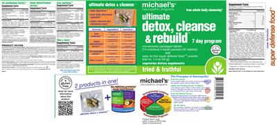 Photo of the Michael's Naturopathic Programs Blood Detoxification Factors label