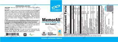 Photo of the XYMOGEN MemorAll label