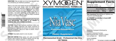 Photo of the XYMOGEN Nia Vasc label
