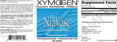 Photo of the XYMOGEN Nia Vasc label