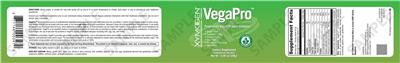 Photo of the XYMOGEN VegaPro label