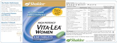 High Potency Vita-Lea Women