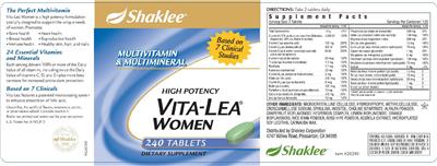 High Potency Vita-Lea Women