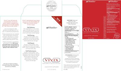 Photo of the Shaklee Vivix label