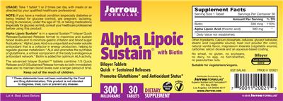 Alpha Lipoic Sustain 300 mg with Biotin