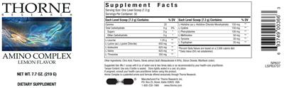 Amino Complex Lemon Flavor