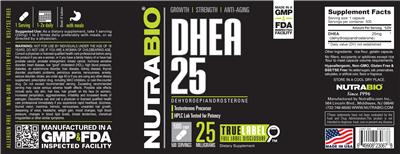 DHEA 25 25 Milligrams