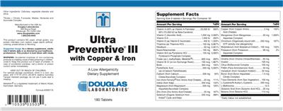 Ultra Preventive III With Copper & Iron