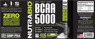 BCAA 5000 Raw Unflavored