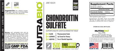 Chondroitin Sulfate 1500 Milligrams