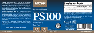 Product label for PS100 100 mg