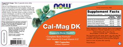 Photo of the NOW Cal-Mag DK label