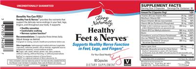Photo of the Terry Naturally Healthy Feet & Nerves label