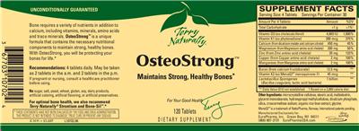 Photo of the Terry Naturally OsteoStrong label