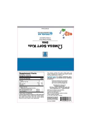 Photo of the Douglas Laboratories Omega Soft Kids DHA label