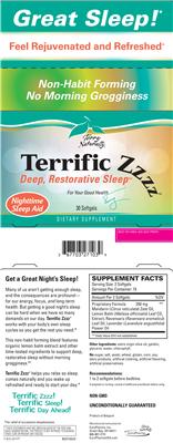 Photo of the Terry Naturally Terrific Zzzz label